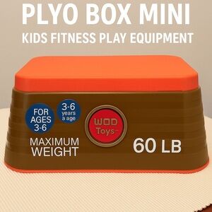 WOD Toys® Plyo Box Mini – Kids Fitness Play Equipment, 3–6 Years